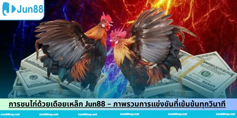 การชนไก่ด้วยเดือยเหล็ก Jun88 – ภาพรวมการแข่งขันที่เข้มข้นทุกวินาที